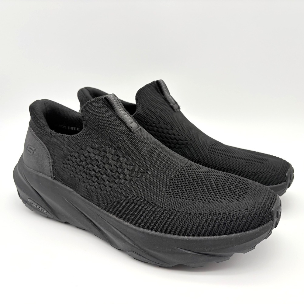 Skechers Slip Ins Connor - Milton Hands Free Shoes Mens Size 11 Black Knit